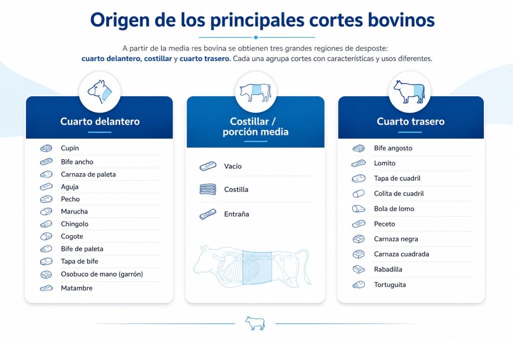 Descubriendo los cortes de carne Brahman cortes